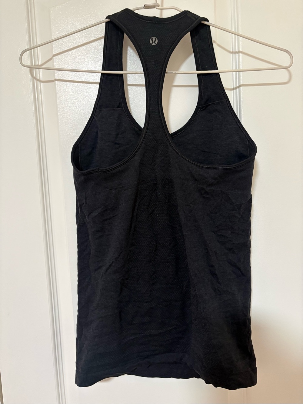 lululemon athletica Black Mesh-Back Racer Tank